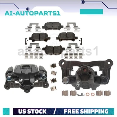 Pinzas de freno y pastillas de freno trasero izquierdo derecho Toyota Camry 2000 2001 Foto 1 de 4