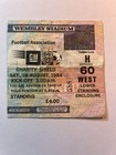 1984 Charity Shield Liverpool v Everton Ticket Stub