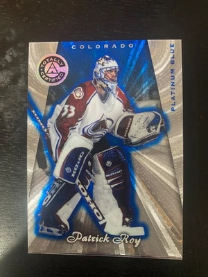 Pinnacle 1997/98 totalmente certificado platino azul club de jugadores Patrick Roy/299 Foto 1 de 2