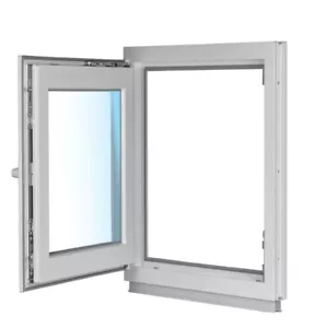 Kellerfenster Kunststofffenster Garagenfenster Dreh Kipp 2/3 fach verglast weiß - Bild 1 von 16