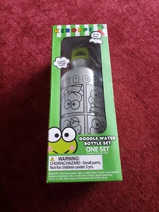 Keroppi Doodle Water Bottle Set With Surprise Gift Bag Hello Kitty Sanrio - Picture 1 of 6