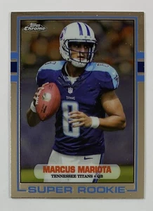 2015 Topps Chrome Mini #89-MM Marcus Mariota 1989 Super Rookie CKP - Picture 1 of 2