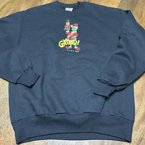Sudadera de Colección Cómo el Grinch Robó Navidad Cuello Redondo Grande Bordada - Imagen 1 de 9