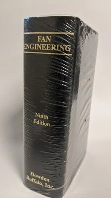 Fan Engineering Handbook 9th Edition Howden Buffalo Unopened Book Free Shipping - Image 1 of 4