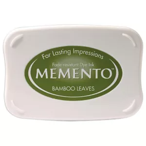 Almohadilla de tinta para tinte Tsukineko Memento almohadilla de estampado resistente a la decoloración - verde hiedra cabaña - Imagen 1 de 1