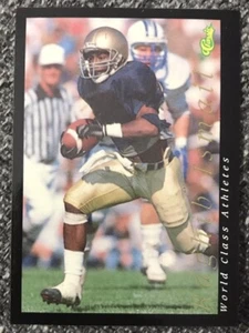 Fútbol clásico de Notre Dame 1992 atletas de clase mundial Raghib The Rocket Ismail 56 - Imagen 1 de 2