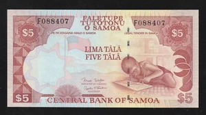 Western Samoa, 5 Tala, ND (2002), P-33b, Uncirculated Banknote - Picture 1 of 2