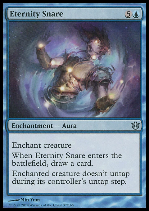 *FOIL* ETERNITY SNARE Born of the Gods mtg Blue - Enchantment Unc *FOIL* - Image 1 of 1
