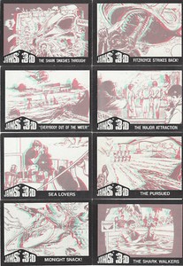 1983 Topps JAWS 3D MCA Theatricals Lot of 8 Cards