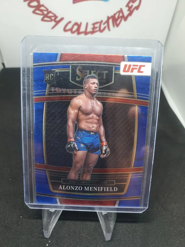 Retail BLUE Rookie Rc ALONZO MENIFIELD 2022 SELECT UFC  #4 - Image 1 of 4