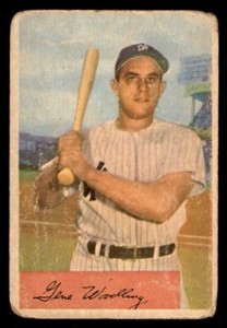 1954 Bowman Baseball #209 Gene Woodling PR *d2
