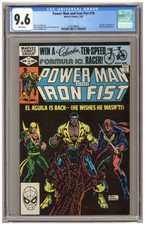 Power Man and Iron Fist 78 (CGC 9.6) White p; El Aguila! 1982 Marvel Comics B333