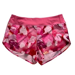 Athleta Large Printed Run With It Athletic Short 3.5” Painted Energy Coral Pink  - Picture 1 of 11