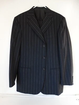 Palzileri satoriale para hombre. Traje a rayas gris it 42 Reg 38x32 Foto 1 de 4