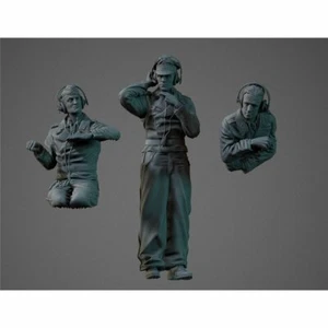 FI35-099 German Panzerjacke turret crew (PzIII&PzIV tank(3 fig), PANZER ART 1:35 - Bild 1 von 5