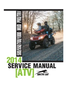 Manual de servicio Arctic Cat 2014 | 1000 700 550 500 | MUD PRO | TRV | CD O USB - Imagen 1 de 10