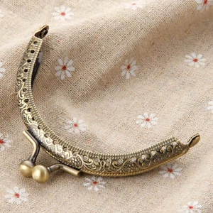 Purse Round Mouth Metal Frame Antique Bronze/Silver 8.5CM for Bag Making Sewing - Picture 1 of 16
