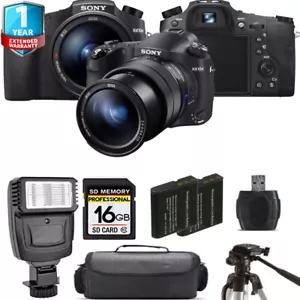 Sony Cyber-shot DSC-RX10 IV Digital Camera +Extra Battery + Flash+ 1 Yr Warranty - Picture 1 of 7
