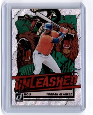 2021 Donruss Unleashed Diamond Yordan Alvarez Rookie Houston Astros #UNL1 - Image 1 of 2