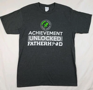 Port And Company Grey Tshirt Size M "Fatherhood " - Picture 1 of 5