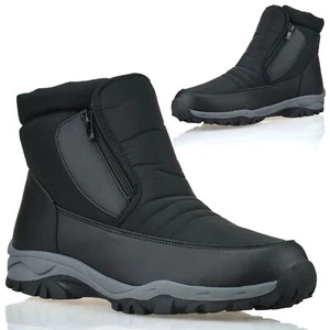 Herren Wandern Wandern breite Passform warm Winter Freizeit Stiefeletten Schuhe Größe - Bild 1 von 22