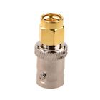 2X( Sma Male To Silver Tone Bnc Female Connector Adapter M2j3)9353