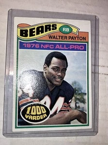 1977 Topps #360 Walter Payton Chicago Bears Football Card - Picture 1 of 11