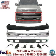 Front Bumper Upper Valance Brackets Set for 03-06 Silverado 2500hd 3500hd