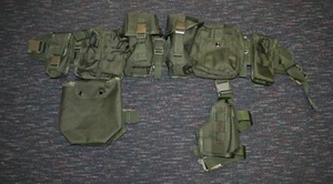Ceinture de combat rembourrée verte Crib Gogh OD avec poches + jambes tombantes - UKSF - Airsoft - Photo 1/7