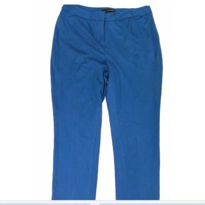 Pantalones de mujer Grace Elements 14 azul zafiro elásticos lisos informales cómodos Foto 1 de 3