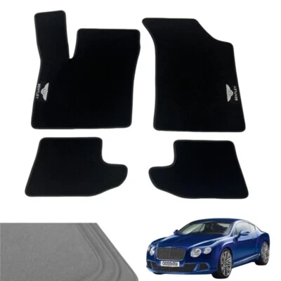 Alfombrillas originales para coche Bentley Continental GT 2003-2020 alfombras de terciopelo Foto 1 de 4