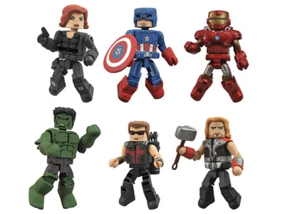 Marvel ~ AVENGERS ~ Minimates ~ Exclusivo PX Previews ~ Juego de 6 figuras ~ SIN ABRIR Foto 1 de 4