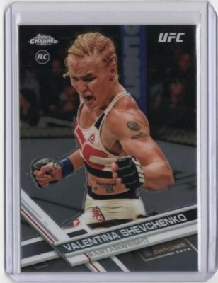 2017 Topps Chrome UFC Valentina Shevchenko #83 RC Card Rookie MMA - Image 1 of 2
