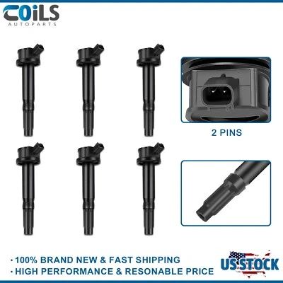 6 bobinas de encendido para Lincoln Zephyr 2006 Mazda Tribute 3,0 L 2009 Foto 1 de 4