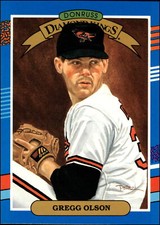 1991 Donruss #23 Gregg Olson    DK Baltimore Orioles