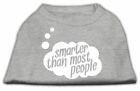 Smarter Then Most People Screen Printed Dog Shirt