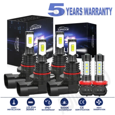 Kit combinado de faros antiniebla LED para Toyota RAV4 deportivo utilitario 2013-2015 Foto 1 de 4