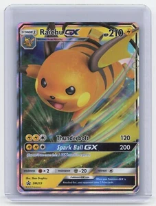 Raichu GX SM213 Sm Holo Pokemon - Picture 1 of 2