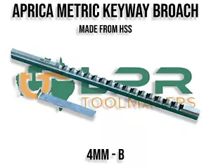 Keyway Broach 4mm B type Broach High quality Aprica Brand New - Picture 1 of 6