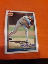 1991 Topps New York Mets Doc Gooden 330 dwight baseball card from Collection 