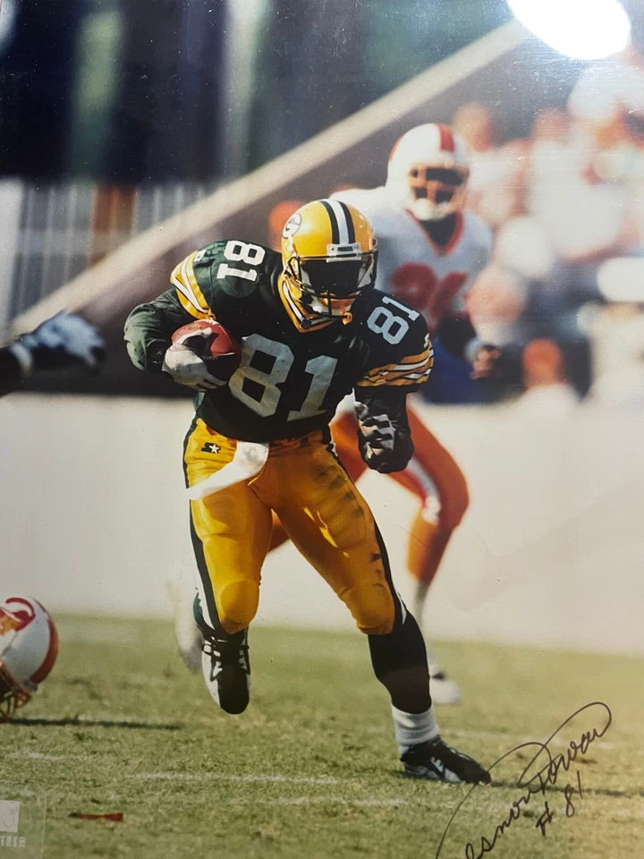 Foto firmada por Desmond Howard de los Packers 8 X 10 - Jugador Más Valioso del Super Bowl XXXI - Heisman Foto 1 de 1
