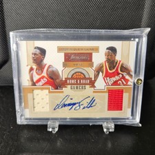 Dominique Wilkins 2010-11 Timeless Treasures Home & Road Jersey Auto Prime /10