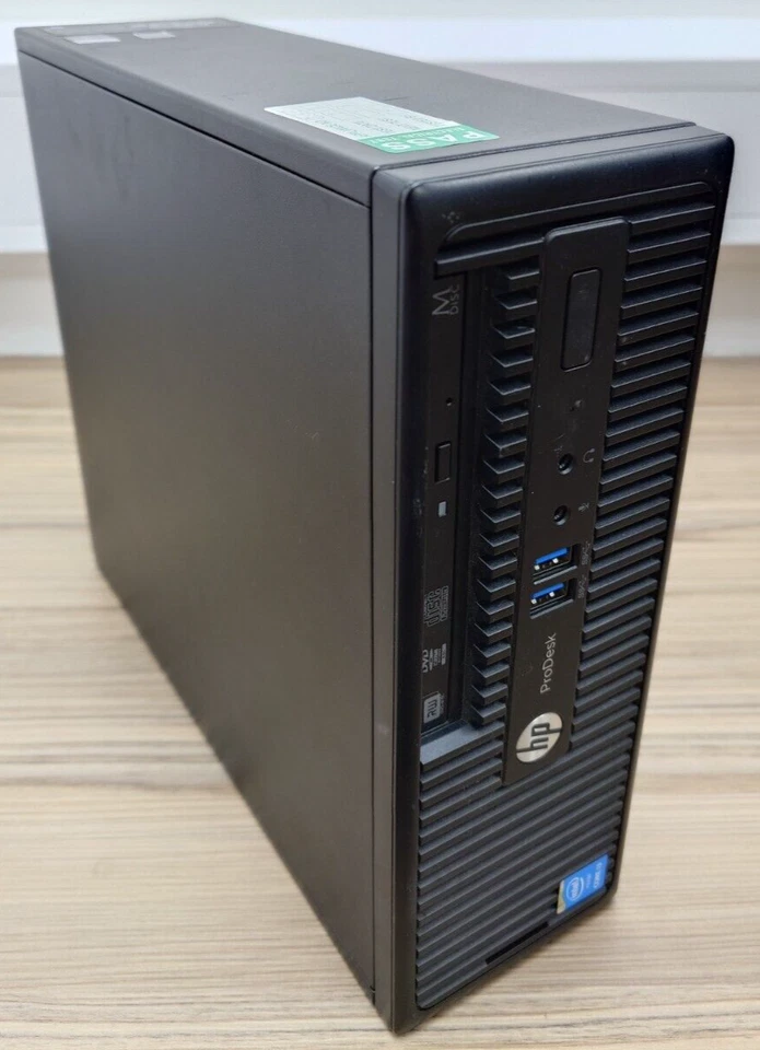 HP Prodesk 400 G2.5 SFF Small Office PC i3 4th Gen 4GB DVD RW VGA DP NO HDD - Image 1 of 4