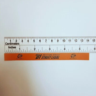 -1/3-   RC 1/10 Windshield Banner Sticker Sunstrip Scale Decal Drift Car Truck - Image 1 of 4