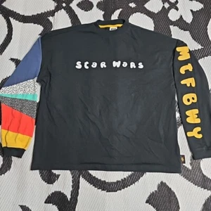 Disney Parks Star Wars Spirit Jersey MTFBWY Color Bock Long Sleeve Shirt Small - Picture 1 of 8