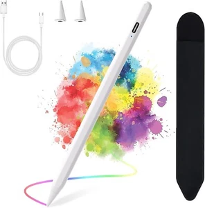 Penna Digitale per Touchscreen Ricaricabile Disegno Scrivere Tablet Smartphone - Foto 1 di 9