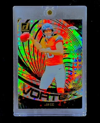BO NIX ROOKIE DISCO REFRACTOR SP Insert Rare Holo RC Card 2024 - BRONCOS - Image 1 of 4