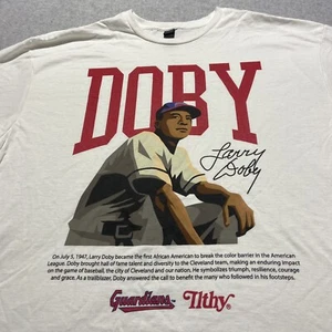 Cleveland Guardians Baseball Larry Doby Indianer SGA Spiel 7.7.23 T-SHIRT XL NEU!! - Bild 1 von 7