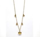 Choker Necklace To Chain Yellow Gold 18k With Hearts