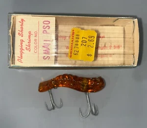 NEW Vtg Bingo Bait Co Plugging Amber Shorty Shrimp Small PSO Fishing Lure - Picture 1 of 5